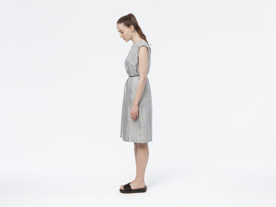 Vanntha Dress // silver-grey <br/> FOLKDAYS Nº 110 - FOLKDAYS
 - 1