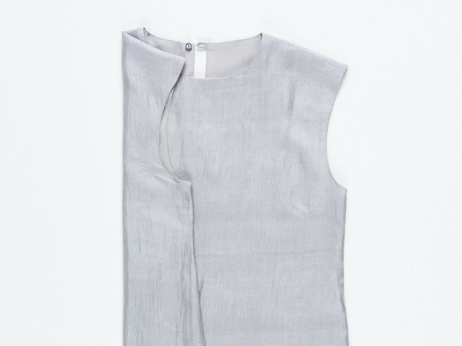 Vanntha Dress // silver-grey <br/> FOLKDAYS Nº 110 - FOLKDAYS
 - 2