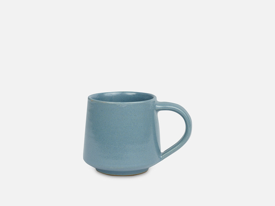 Schlichte Tasse aus Keramik  // Blau </br> Klein