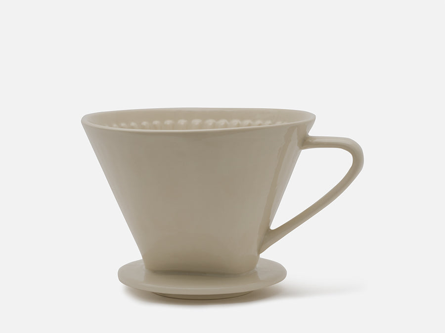 Kaffee-Filter aus Keramik // Off-White // Groß