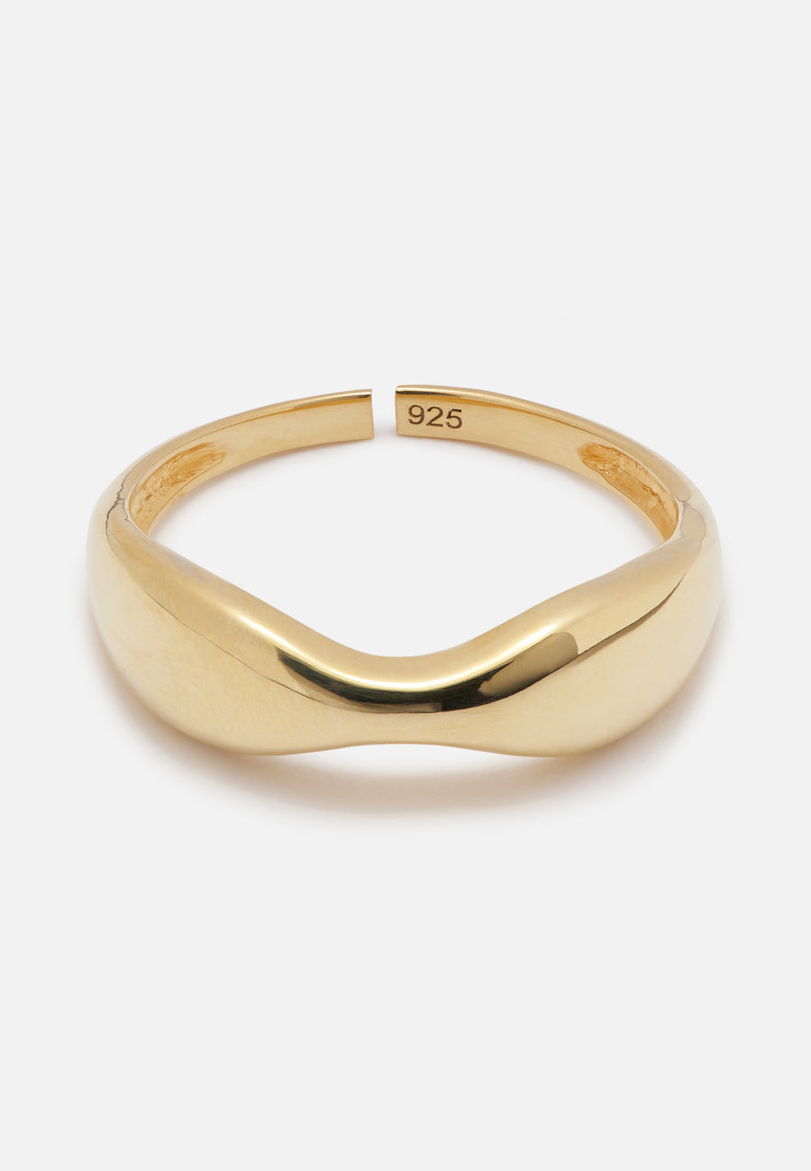 Hourglass Ring // Gold